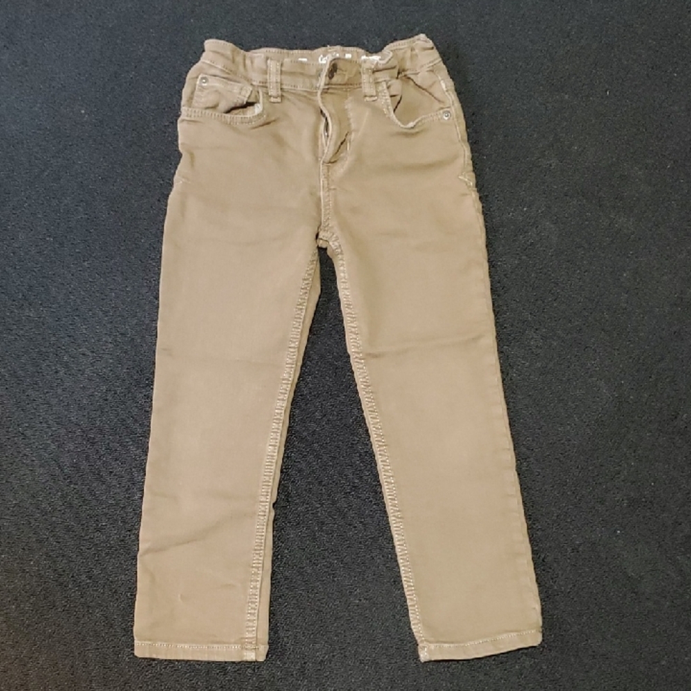 Cat & Jack Brown Super Stretch Slim Pants
